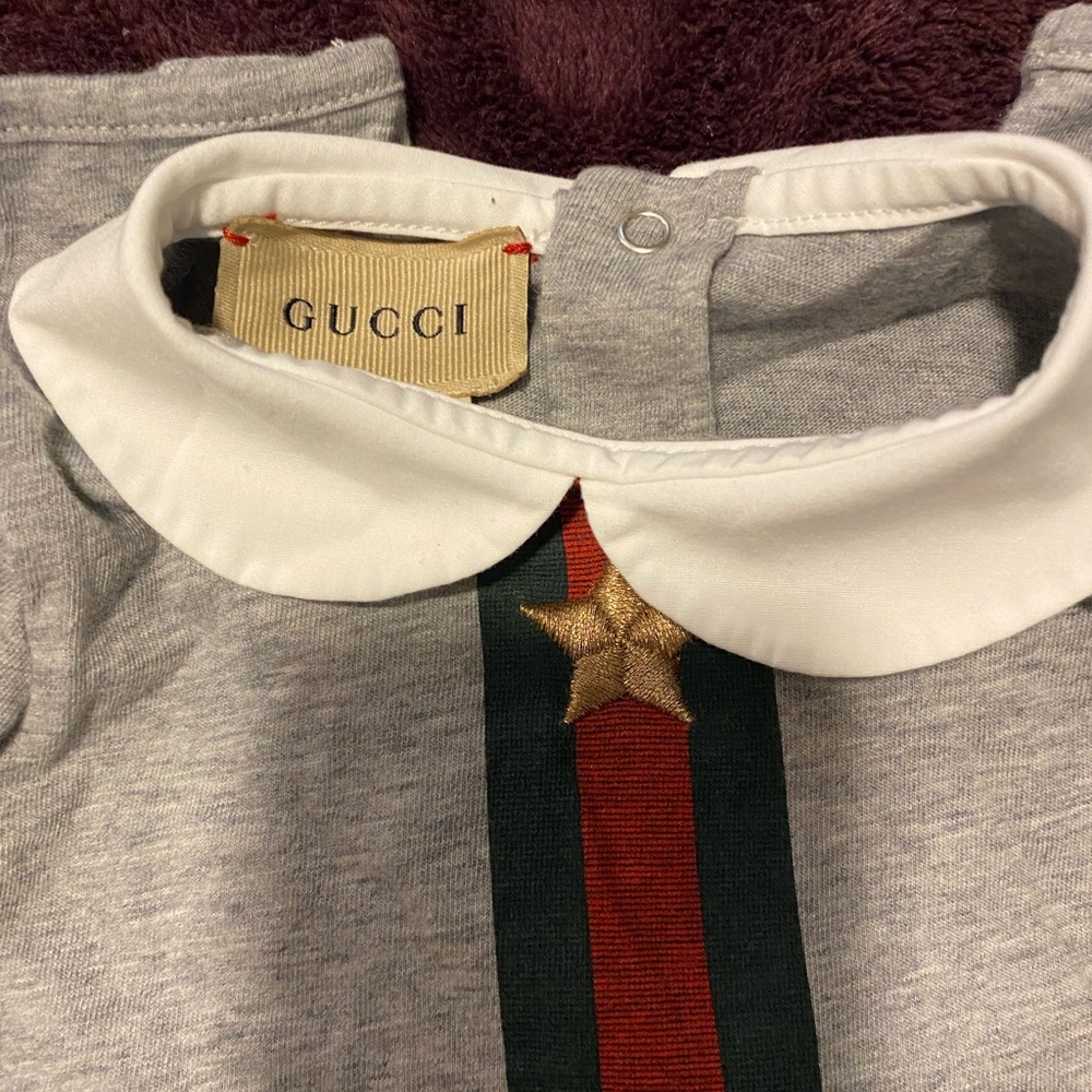 Baby Gucci one piece outfit